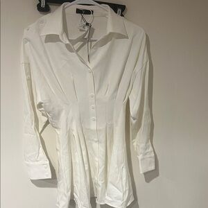 Elegant Cream Button-Down Shirt